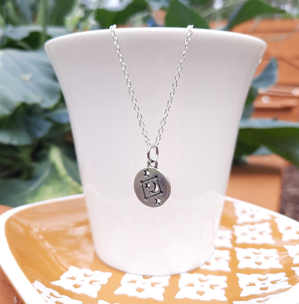 Libra Zodiac Constellation Simple Necklace